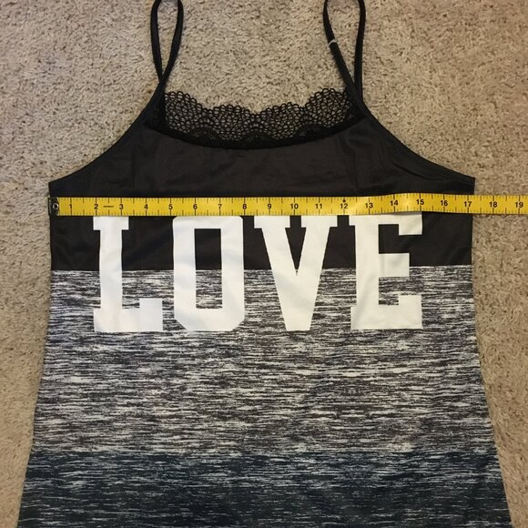 All You Need Is 'Love' Strappy Lace Collar Tank Top - Picture 10 of 14